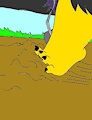 Foot through the Floorboard