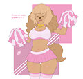 Cheering Cheerleader by BarbouillePierre