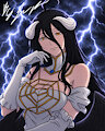 albedo from overlord by palmtree28