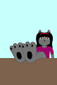 Zoey's feet on the table by TheFurryTree