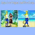 Alejandro's Original And New Design by SailorMoonFanGirl