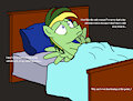 Laying in bed with my inner thoughts by Didgeree