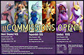 COMMISSIONS ARE OPEN!! by LilyBird