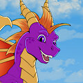 Spyro fan art by Alcyone