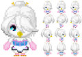 Mistress Malibu sprite sheet