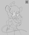 Gwen Martin-skecth by Einslovefurry