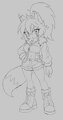 Milla - Sketch by Einslovefurry