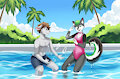 Couple art by 1xluna