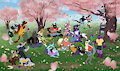 Spring Group Raffle Pic [for Cyro] by ChewyEnnui