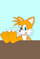 Tails's feet on the table by TheFurryTree