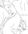 Odessa Gertrude sleep cuddle (old)