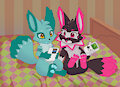 Playing Gameboy by jamesfoxbr