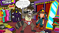 Rocket Goes Clothes Shopping by TexasKingoftheGeeks