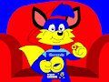 Alex the Fox Eating Cheezels
