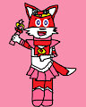 Sakura Chibi Moon Posing With Wand