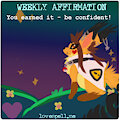 ☆ Weekly Affirmation ☆ by lovespell