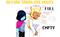 SNOWLOVE ROUTE - before and after meme by DEXstar
