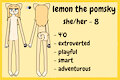 sfw lemon ref sheet