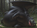 Toothless has had too many treats! by mattyboi1998