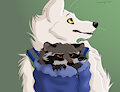Raccoon in a bag by GTHusky