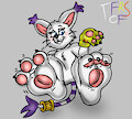 Gatomons Pawsies by TheRedSkunk