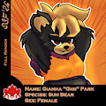 Gianna "Gigi" Park, Sun Bear by SinisterSlyFox