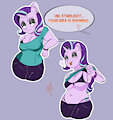 Starlight Glimmer bra strap meme by Spontaneoustoaster