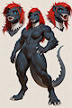 Kaihuwla the Ebony Odogaron by scorpianpp