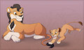 Oliver and Milele by stuffalso
