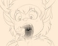 Seni's hedgie cake topping by Sparkythechu