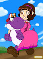 Giving the princess a ride