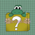 Yoshi in a mystery box
