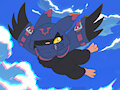 Bat flight! by mrpandragon