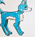 Blue Doggo by MelonMonstarr