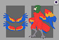 Tropical Parrot Adopt-OPEN by ChaosEye
