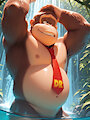 Bathing DK by mattyboi1998