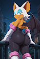 Rouge the Bat in her Bodysuit by EisenerWille
