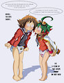 Judai X Yuya - Hypno-Diapee-Smooch~! (Commission) by EmperorCharmy