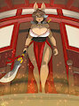 Kiku Seishi, temple mistress by antcow
