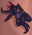 Lying against a wall by Devourer