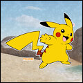 Pikachu by RachelTheFictionkin
