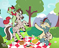 Chrysanthemum's Family Picnic by Vahlaurix