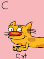 Cat (CatDog) in AngesSZ's Animal Alphabet Cards