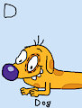 Dog (CatDog) in AngesSZ's Animal Alphabet Cards
