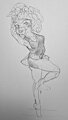 Drawing of AnSillyCat0 character Mimi by Thatfloofymoth