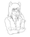 Mizumaru line sketch by mizumaru