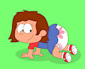 Franny's Crawling & Diaper Butt
