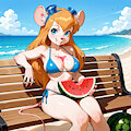 Gadget at the beach by EHEYEBS