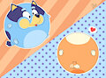 This Artwork Of Bluey Is Called "Balloons" by Nat64