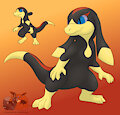 Helioptile-Salandit Hybrid by LittleRover